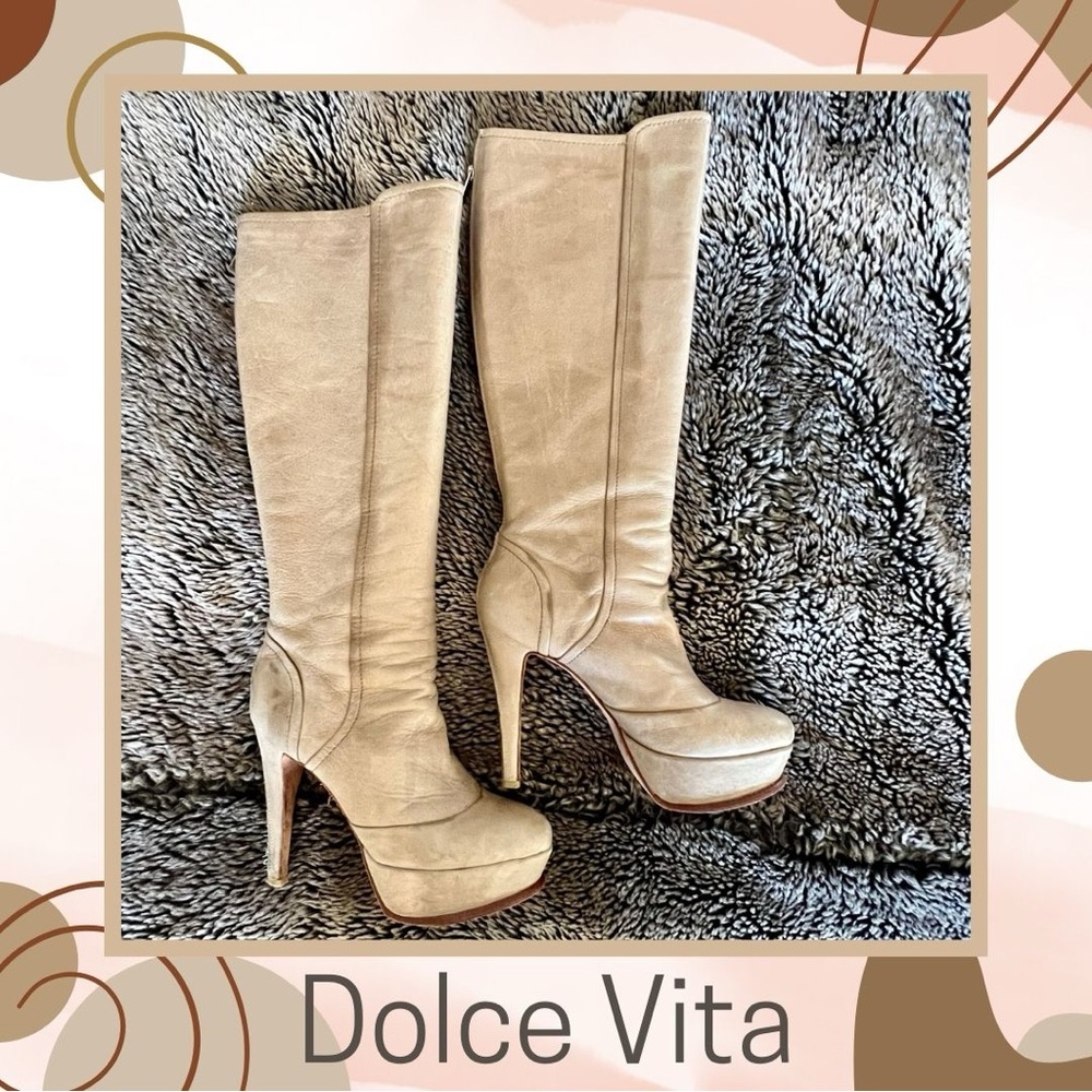 DOLCE VITA full zip platform boots